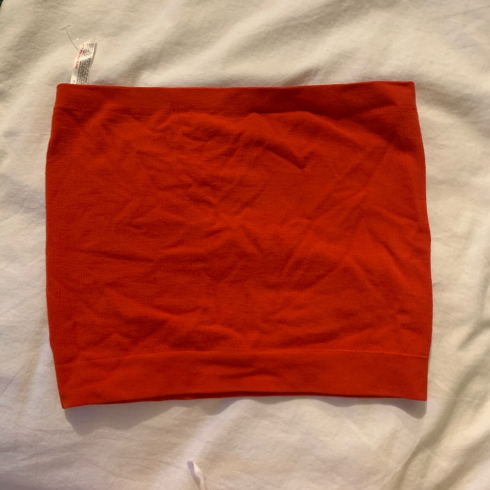 Red Tube Top Urban Outfitters